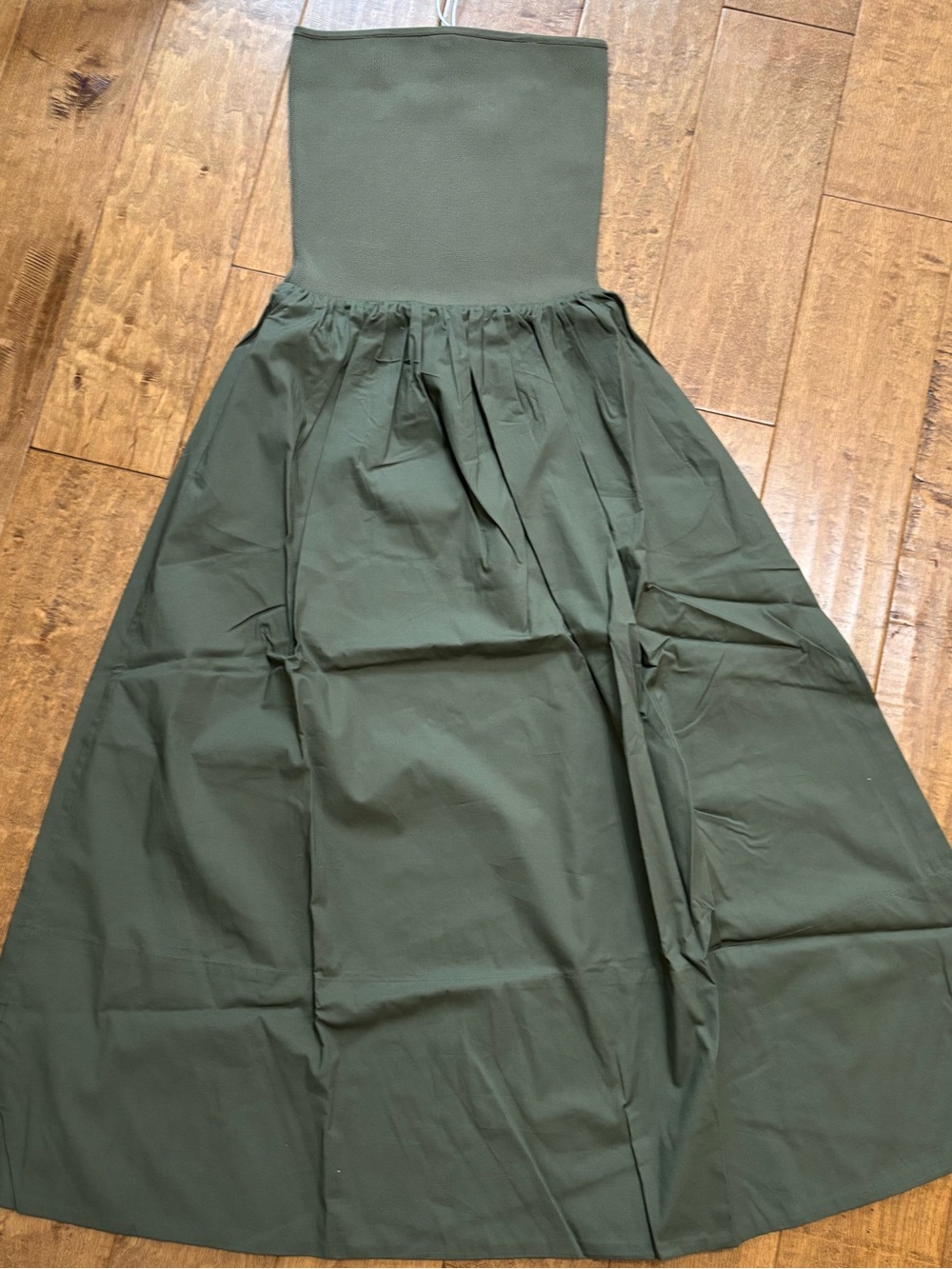 Pistola Mavo Rich Olive Sleeveless Maxi Dress XS Tall-Friendly Effortlessly Chic